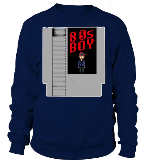 Eighties Boy Retro Video Game Nintendo Cartridge Women's Sweatshirt