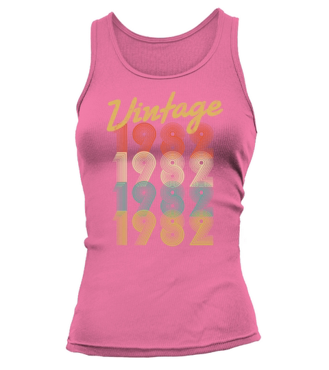 vintage retro since 1982 birthday gift Women's Tank Top