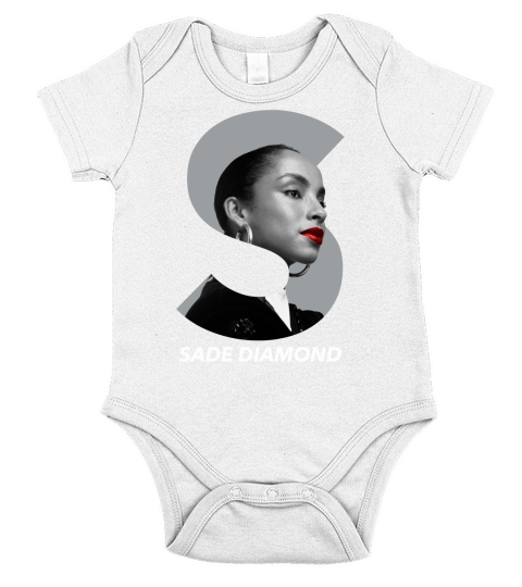Sade Diamond - Unisex Long Sleeve Short Sleeve Baby One-Piece