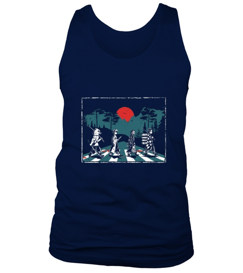 Demon Slayer Abbey Road Tanjiro Nezuko Zenitsu Inosuke Tank Top Unisex