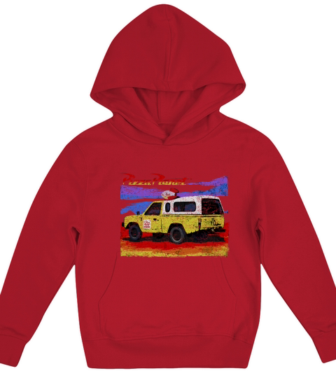 Pizza Planet Truck Distressed Kids Hoodie