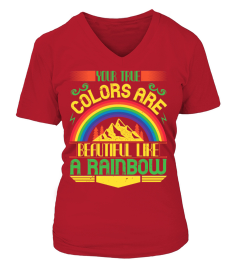 Rainbow - Color And Sunshine - 50 Women's V-Neck T-shirt