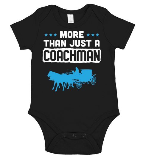 Coachman carriage horse Short Sleeve Baby One-Piece