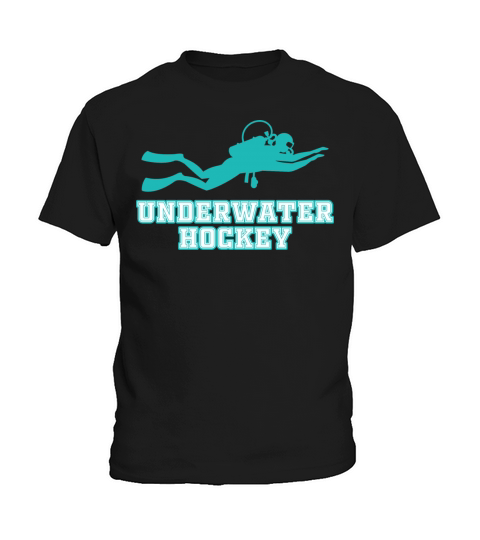 Underwater Hockey Athlete Funny Vintage Workout Sp Kids T-Shirt