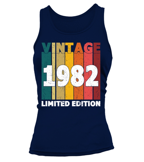 40th Birthday Vintage 1982 Limited Edition Women's Tank Top