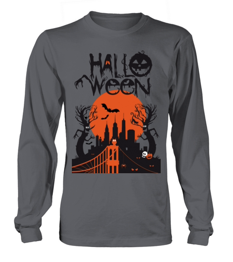 halloween cartoon for invitations Women's Long Sleeve