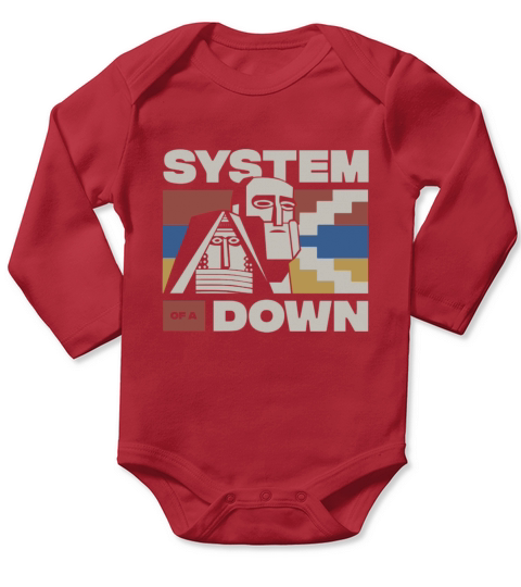 system of a down vinyl Long Sleeve Baby One-Piece