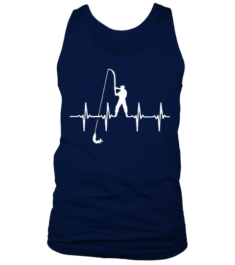 FISHING MAKES THE HEART Men's Tank Top