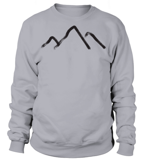 Minimalist Mountains Men's Sweatshirt