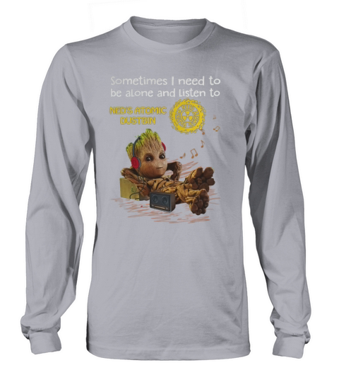 Need to be alone and listen to Ned s Atomic Dustbin Long sleeved Unisex
