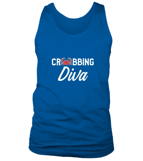 Crabbing Diva Crab Hunter Hunting Season design Men's Tank Top