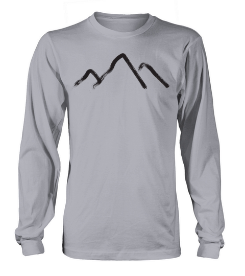 Minimalist Mountains Women's Long Sleeve
