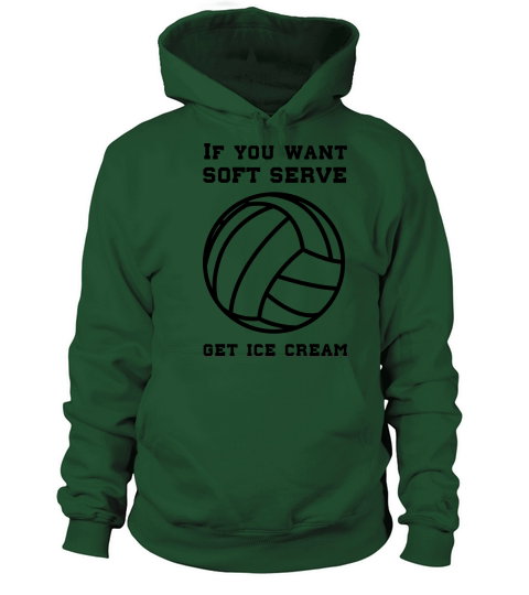 If you want soft serve get ice cream Men's Hoodie