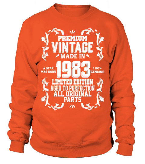 Premium Vintage 1983 Men's Sweatshirt