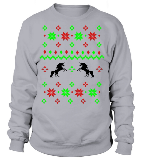 Ugly Christmas Unicorn Men's Sweatshirt