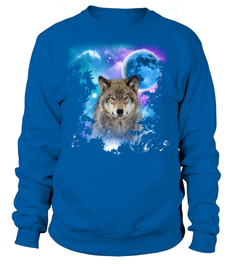 Timber Wolf MidNight Forest Women's Sweatshirt