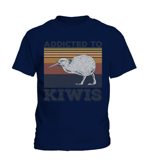 Addicted to kiwis Design for a Kiwi Birdwatcher Kids T-Shirt