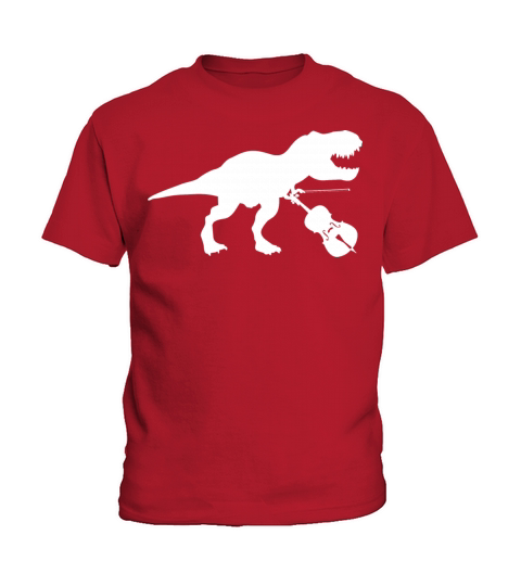 Cellosaurus Cello Cellist Dinosaur Rex Music Kids T-Shirt