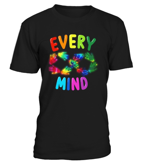 Colorful Rainbow Neurodiversity Every Mind Infinit Men's T-Shirt