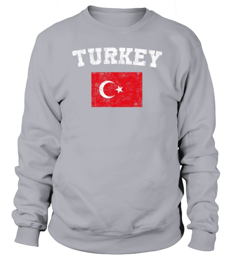 Turk Flag Shirt - Vintage Turkey T-Shirt Women's Sweatshirt