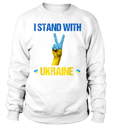 I Stand With Ukraine - Pray To Ukraine Sweatshirt Unisex