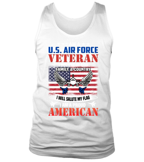 I am a U.S. air force veteran I believe in god family & country Tank Top Unisex