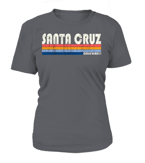 Vintage 70s 80s Style Santa Cruz CA Women's T-Shirt