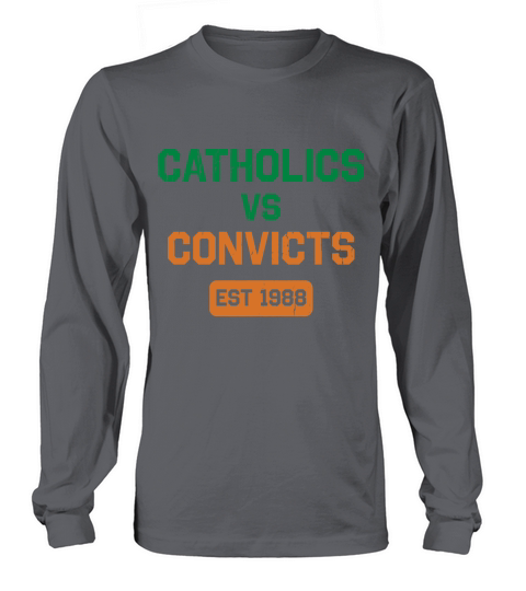 Catholics Vs Convicts 1988 Long sleeved Unisex