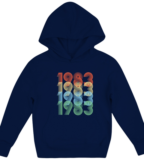 Vintage 1983 36Th Birthday T Gift Men Women Gift T Kids Hoodie