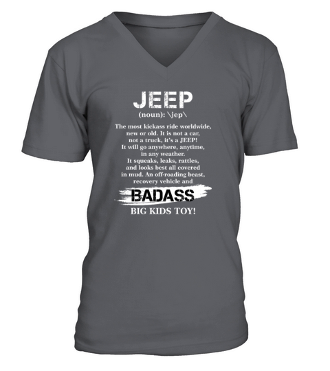 Jeep Badass Definition-Funny Men's V-Neck T-shirt