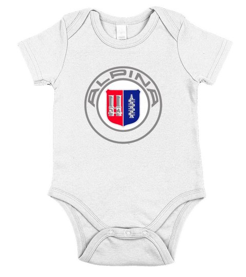 shirt Alpina-Classic Car Logos Short Sleeve Baby One-Piece