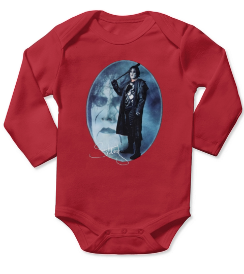 Aew Sting Crow Long Sleeve Baby One-Piece