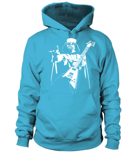 Darth Vader Rocks Guitar Star Wars Music Band Funn Women's Hoodie