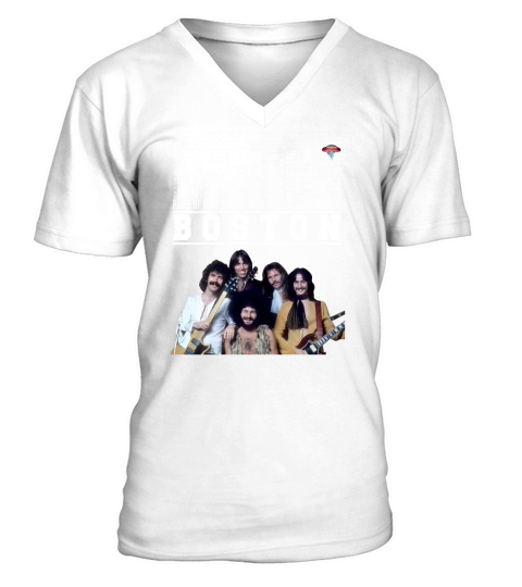 Boston Peace Of Mind Rock And Roll Band Thank You For The Memories V-Neck T-shirt