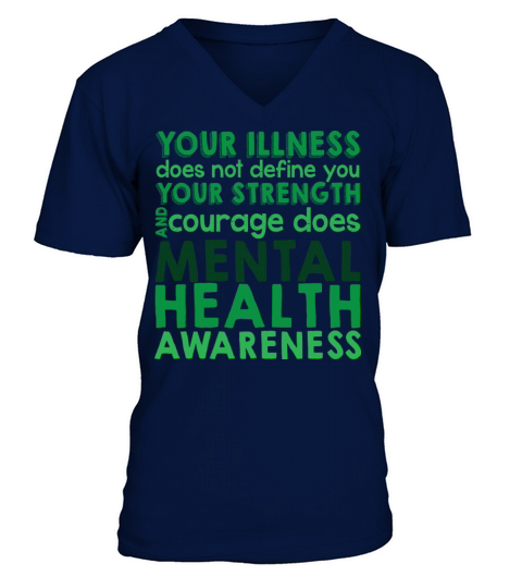 Mental Health Awareness Men's V-Neck T-shirt