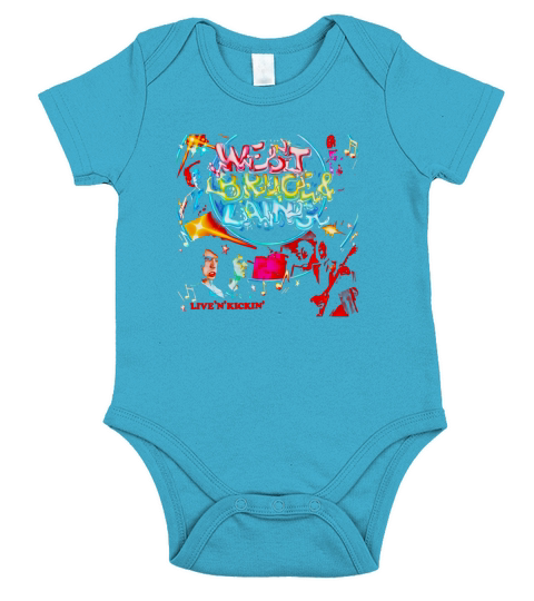 West Bruce &amp;amp; Laing Live n Kickin’ Short Sleeve Baby One-Piece