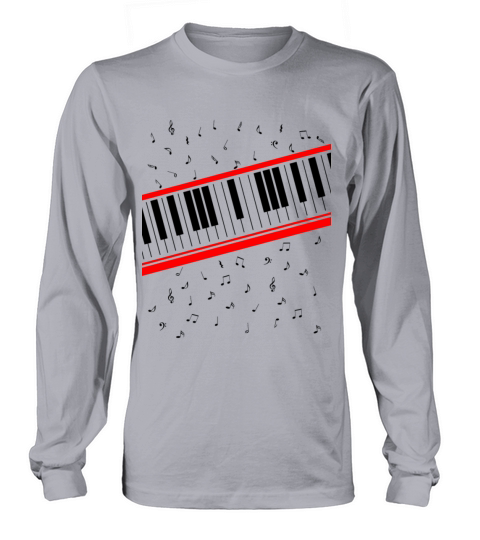 Beat It Piano Keyboard Women's Long Sleeve