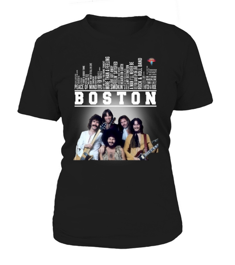 Boston Peace Of Mind Rock And Roll Band Thank You For The Memories Women's T-Shirt