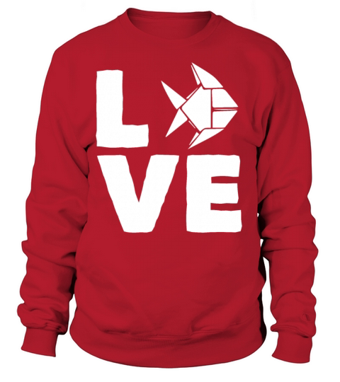 Origami Love Papercraft Paper Craft Art Crafter Women's Sweatshirt