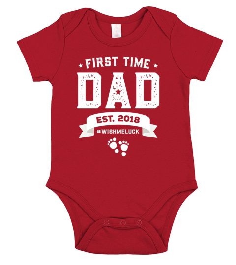 Gift For First Time New Dad To Be Shirt Fathers Day T-Shirt Short Sleeve Baby One-Piece
