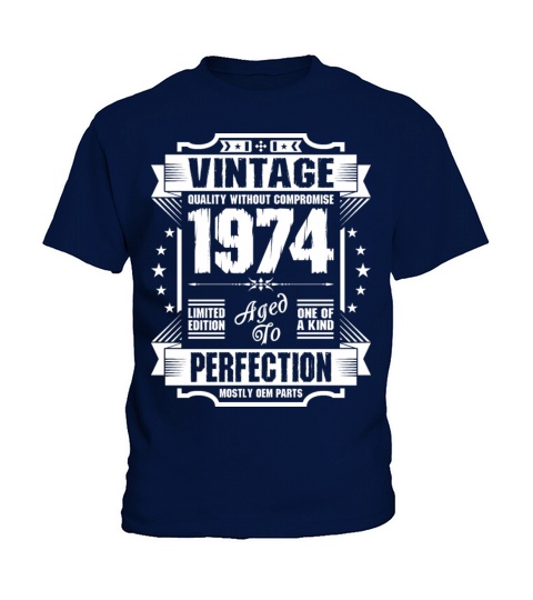 Vintage 1974 Perfection Kids T-Shirt
