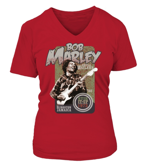 Bob Marley V-neck T-Shirt Woman