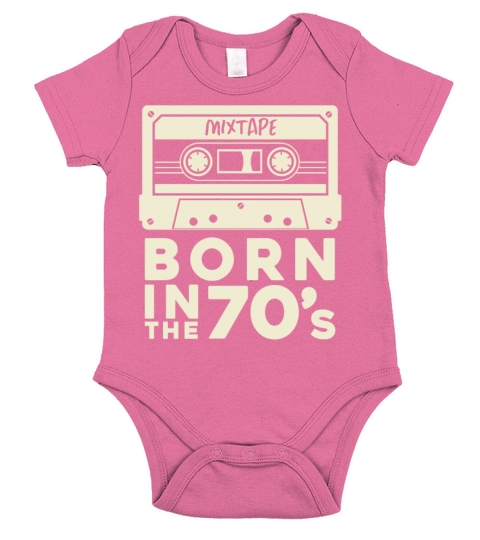 Born in the 70s birthday gifts men women Bday Gift Short Sleeve Baby One-Piece