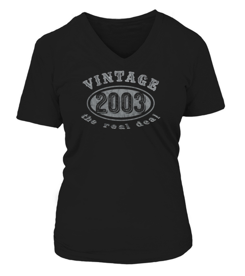 Vintage 2003 Birthday Women's V-Neck T-shirt