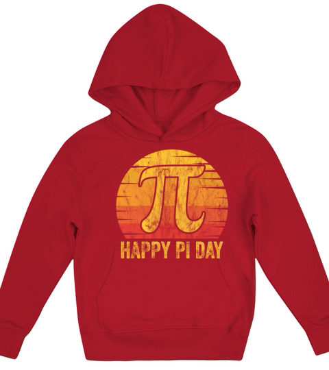 PI Day 2022 Math Lover Mathematics Retro Vintage Kids Hoodie