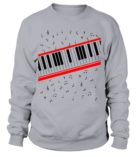 Beat It Piano Keyboard Sweatshirt Unisex