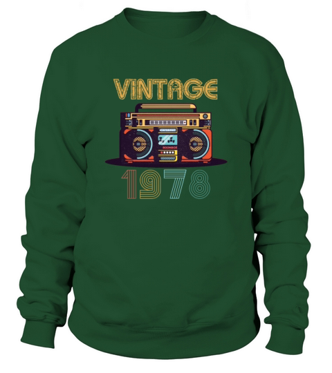 Cute 40th Birthday Gift Vintage 1978 T-Shirt Men's Sweatshirt
