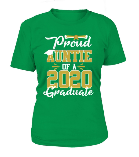 Proud Auntie Of A 2020 Graduate Aunt Family Women's T-Shirt
