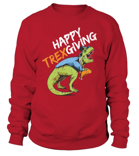 Happy Thanksgiving T Rex Dinosaur Turkey Costume Men's Sweatshirt