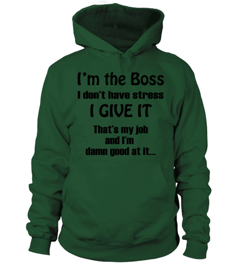 IM THE BOSS FUNNY Women's Hoodie